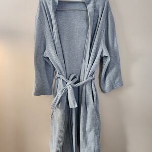 Women's Long Grey Cardigan Large